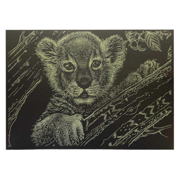 Гравюра А4 "Левеня" ГрА4-10з економ варіант в пакеті 29,7х21 см (ГрА4-10з)