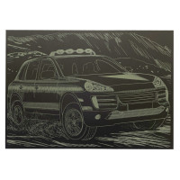 Гравюра А4 "Джип" ГрА4-14з економ варіант в пакеті 29,7х21 см (ГрА4-14з)