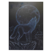 Гравюра А4 "Вовк" ГрА4-9с економ варіант в пакеті 29,7х21 см (ГрА4-9с)