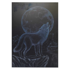 Гравюра А4 "Вовк" ГрА4-9с економ варіант в пакеті 29,7х21 см (ГрА4-9с)