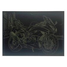 Гравюра А4 "Мотоцикл" ГрА4-11з економ варіант в пакеті 29,7х21 см (ГрА4-11з)