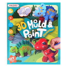 Набір для творчості Гіпсова розмальовка "Dinosaur" S138-31 гіпс, форми, фарби (S138-31)