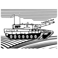 Картина-трафарет для раскрашивания песком А4 "Leopard" Т-а4188(Т-а4188)