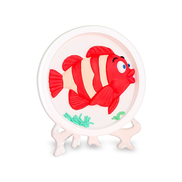 Набор для гипсовой раскраски "Рыбка" YG0230-5 с подставкой, 11 см (YG0230-5)