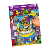 Набор для творчества "SandArt" SA-02-01…10 фреска из песка  Сова(SA-02-06)