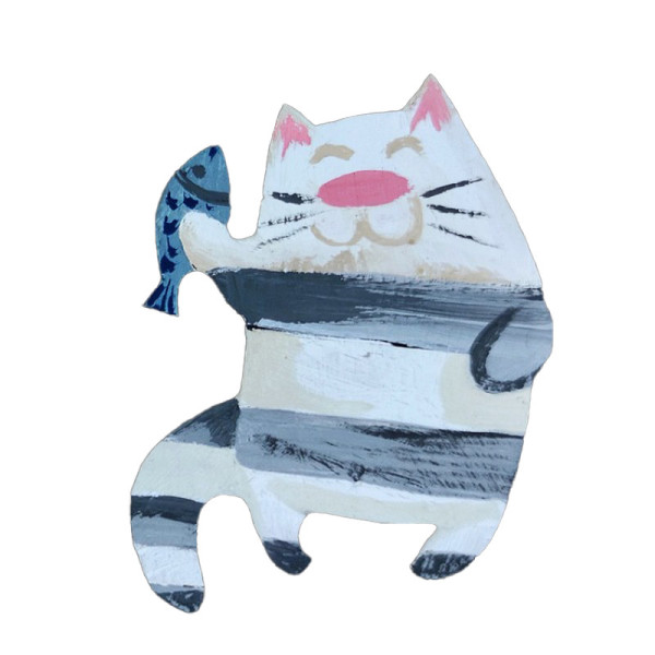 Набір дитячої творчості Розпис по дереву "Магніти-веселі коти" РД-011 (РД-011)