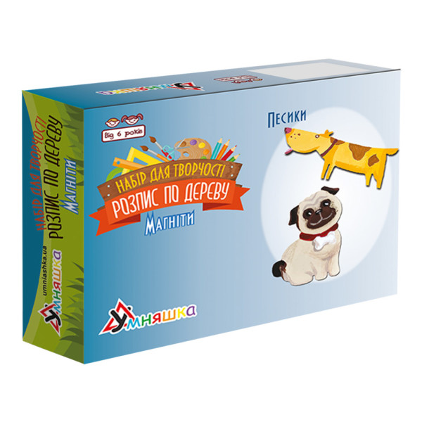 Набір дитячої творчості Розпис по дереву "Магніти-песики" РД-012 (РД-012)
