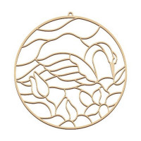 Заготовка для вітражного живопису "Лебедина пісня" FDSGB-09 (FDSGB-09)