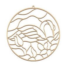 Заготовка для вітражного живопису "Лебедина пісня" FDSGB-09 (FDSGB-09)