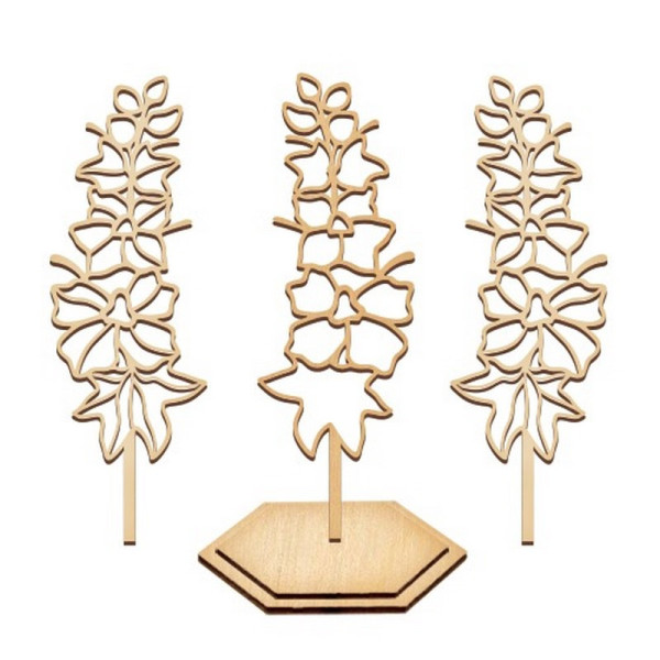 Набір для вітражного живопису за номерами "Дельфініум" FDSGK-020 (FDSGK-020)