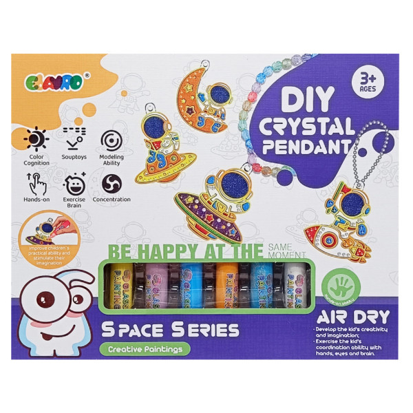 Набір для творчості "Space" 9040E, брелоки, розфарбування, намистини, фарба (9040E)