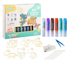 Набір для творчості "Dino" 9045E, брелоки, розмальовка, намистини, фарба (9045E)