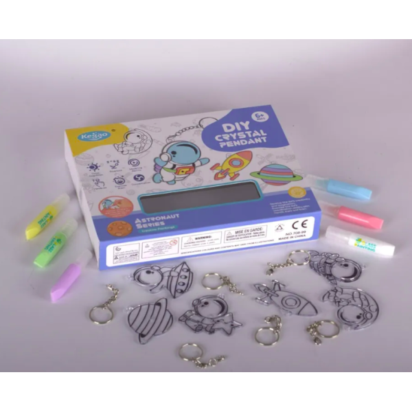Набір для творчості "Space" 9040E, брелоки, розфарбування, намистини, фарба (9040E)