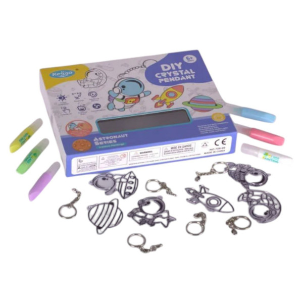 Набір для творчості "Space" 9040E, брелоки, розфарбування, намистини, фарба (9040E)