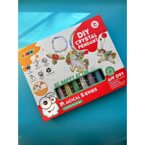 Набір для творчості "Unicorn" 9042E, брелоки, розфарбування, намистини, фарба  (9042E)