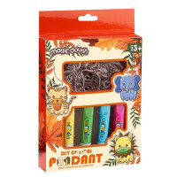 Набір для творчості "Magic dough" 5040-43-50(Orange) форми для брелків, стрази, фарби (5040-43-50(Orange))