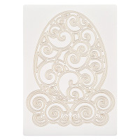 Картина-трафарет для фарбування піском "Великодне яйце" Sand Box T-a5124 А5 (T-a5124)