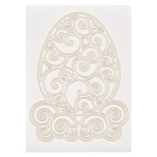 Картина-трафарет для фарбування піском "Великодне яйце" Sand Box T-a5124 А5 (T-a5124)
