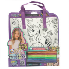Дитячий набір для творчості "Сумка-розмальовка" Z186-4C 1 відділення (Z186-4C)