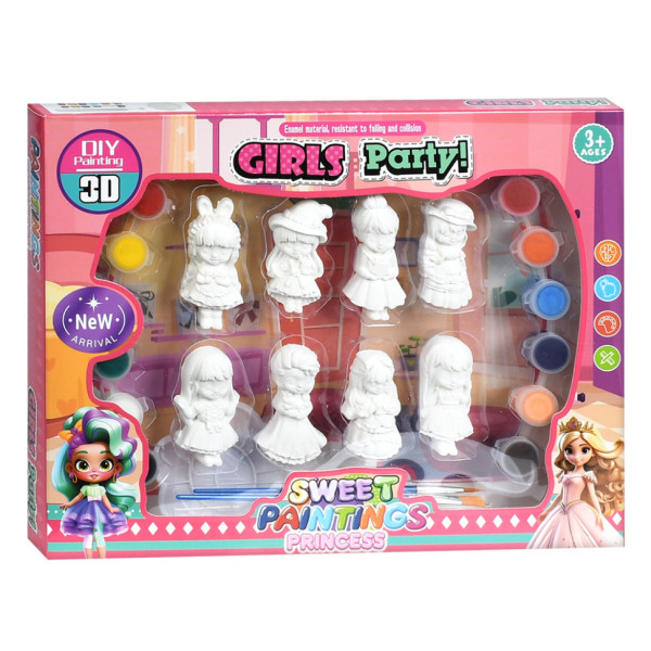 Набір для творчості Принцеси MK 5723(Princess) фарби, пензлики (MK 5723(Princess))