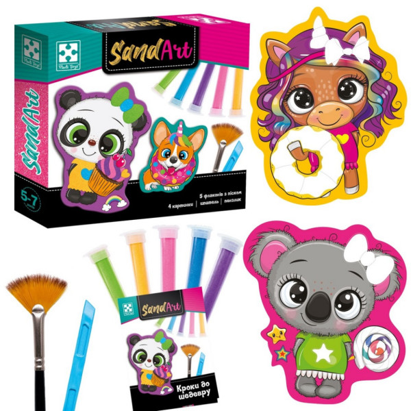 Дитячий набір для творчості з піском "Солодка вечірка" VT4501-02 творчий посібник (VT4501-02)