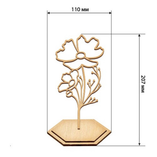 Набір для вітражного живопису за номерами "Пелюстки літа" FDSGK-016 (FDSGK-016)