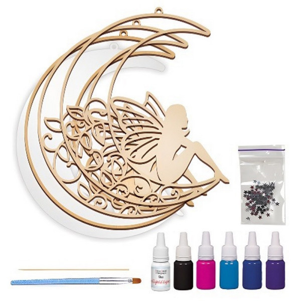 Набір для вітражного живопису за номерами "Красива Казка" FDSGK-12 (FDSGK-12)