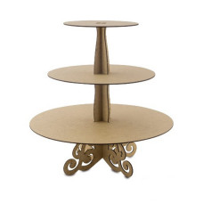 Заготовка для декорування "Підставка для солодощів Кругла" FDPO-088 (FDPO-088)