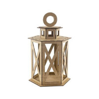 Заготовка для декорування "Ліхтарик 6-гранний" FDPO-081-MDF (FDPO-081-MDF)