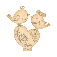 Фігурка для розфарбовування та декорування "Закохані пташки" FDZ-089  (FDZ-089)