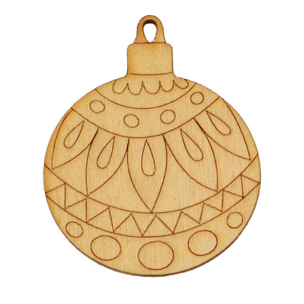 Набір для творчості новорічний Розпис акриловими фарбами "Куля та ялинка" Умняшка НГ-002/4 (НГ-002/4)