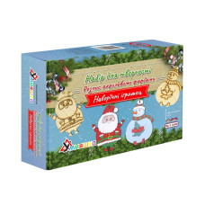 Набір для творчості новорічний "Розпис акриловими фарбами "Святий Миколай та Сніговик" Умняшка НГ-022/1 (НГ-002/1)