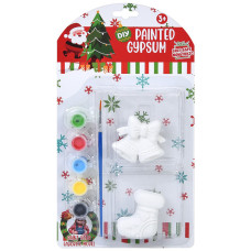 Дитячий набір для розпису гіпсових фігурок "Різдвяний декор" 1208-2 (1208-2)