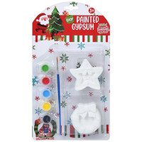 Дитячий набір для розпису гіпсових фігурок "Різдвяний декор" 1208-3 (1208-3)