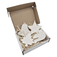 Різдвяні гіпсові фігурки gips001 для декорування (gips001)