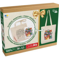 Набір для розфарбовування еко-сумки "Коти в шапках" N0003646 (N0003646)