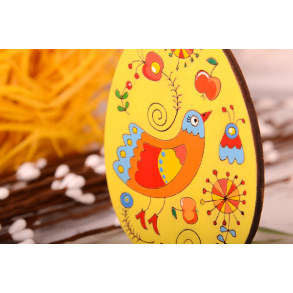 Набор для творчества. Роспись акриловыми красками "Яйцо пасхальное" (РД-004) RD-004 по дереву