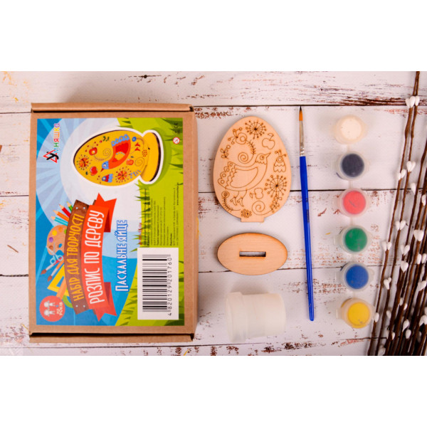 Набор для творчества. Роспись акриловыми красками "Яйцо пасхальное" (РД-004) RD-004 по дереву