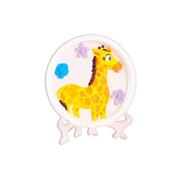 Набір для гіпсової розмальовки "Жираф" YG0230-8 з підставкою, 11 см (YG0230-8)