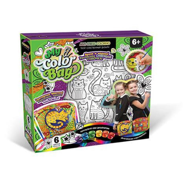 Комплект креативного творчества "My Color Bag" mCOB-01 сумка-раскраска мини