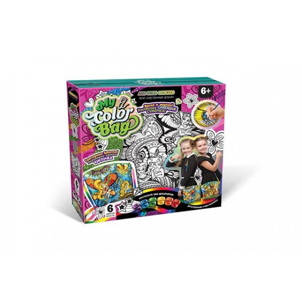 Комплект креативного творчества "My Color Bag" mCOB-01 сумка-раскраска мини