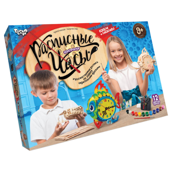 Набор креативного творчества Расписные Часы R4-01 конструктор