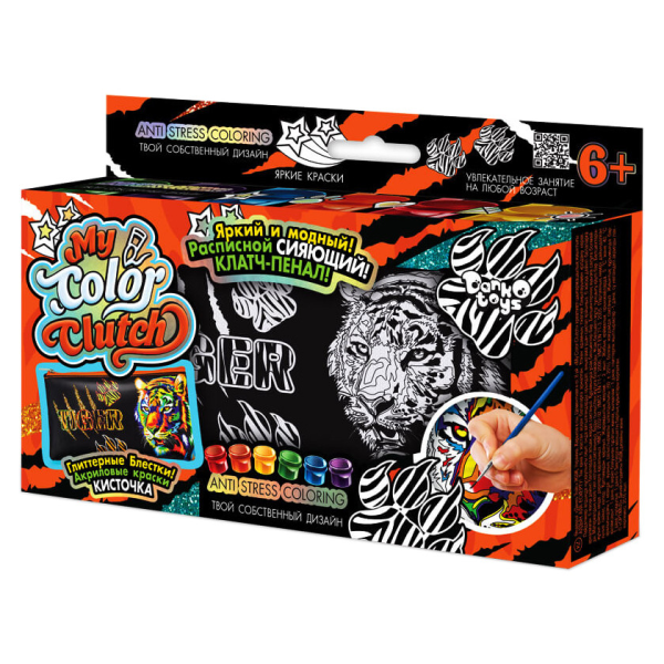 Комплект креативного творчества My color Clutch  CCL-01 сумка раскраска