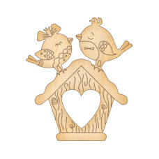 Фігурка для розфарбовування та декорування "Закохані пташки -2" FDZ-088 (FDZ-088)