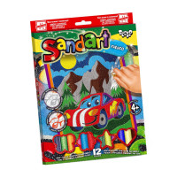 Набір для творчості "SandArt" SA-02-01…10 фреска з піску Машинка (SA-02-03)