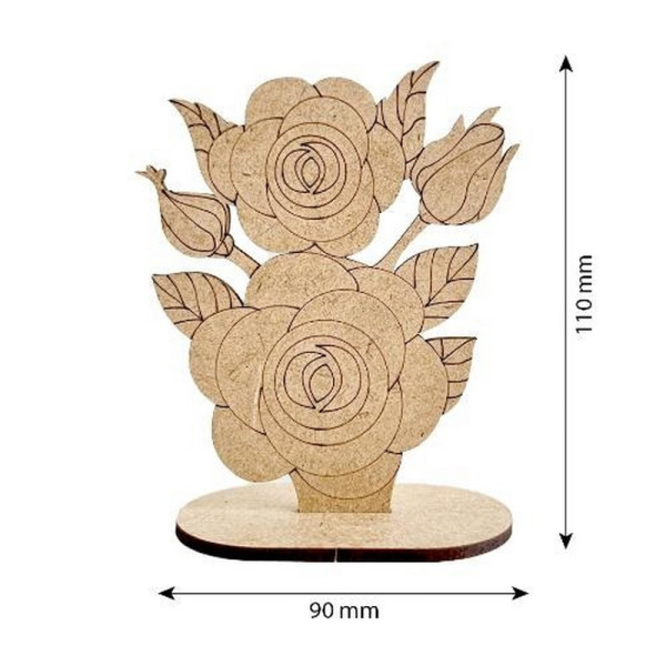 Фигурка для раскрашивания и декорирования "Шиповник" FDZ-535(FDZ-535)