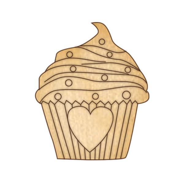 Фігурка для розмальовування та декорування "Кекс з любов'ю-1" FDZ-073 (FDZ-073)