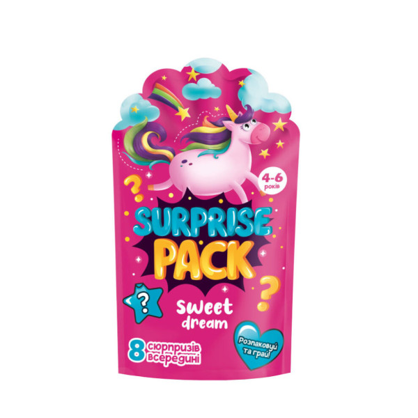 Набор сюрпризов Surprise pack "Sweet dreams" Vladi Toys VT8080-02 Укр(VT8080-02)