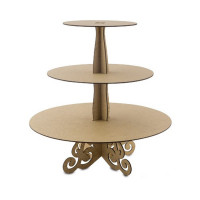 Заготовка для декорування "Підставка для солодощів Кругла" FDPO-088 (FDPO-088)