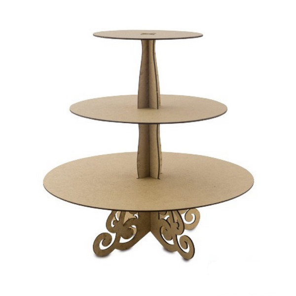 Заготовка для декорування "Підставка для солодощів Кругла" FDPO-088 (FDPO-088)